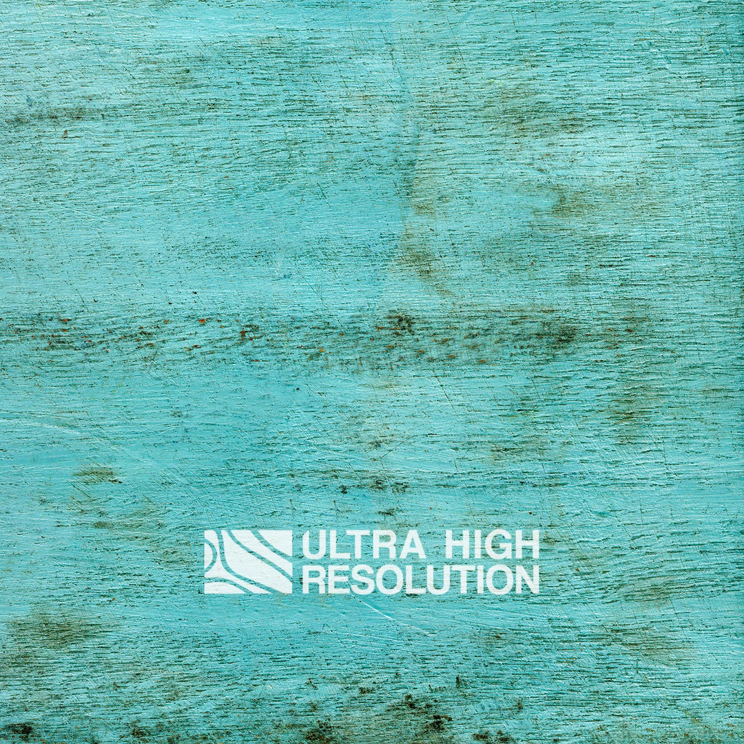 Teal Wood with Distressed Grain Texture (516cm x 255cm)