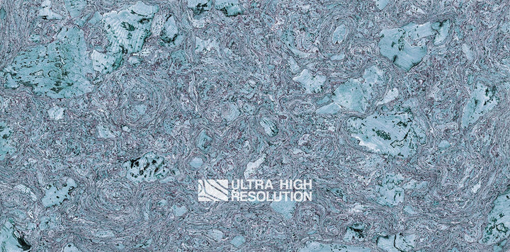 Turquoise Marbled Cork Composite Texture (358cm x 177cm)
