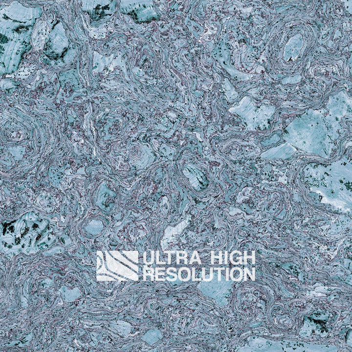 Turquoise Marbled Cork Composite Texture (358cm x 177cm)