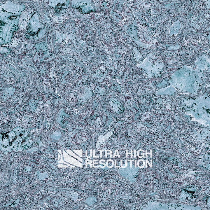Turquoise Marbled Cork Composite Texture (358cm x 177cm)