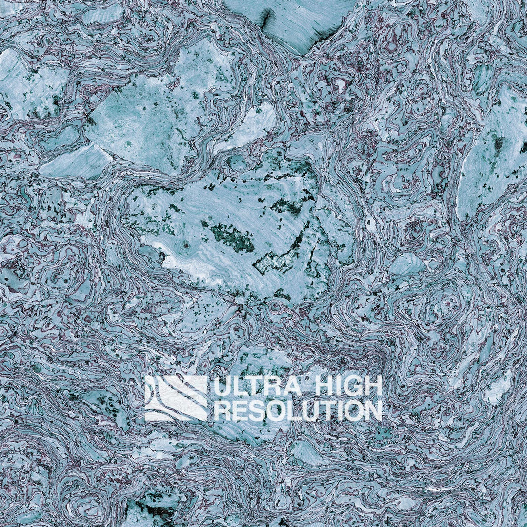 Turquoise Marbled Cork Composite Texture (358cm x 177cm)