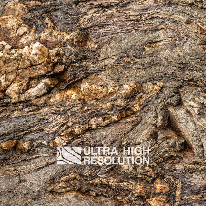Warm Brown Layered Rock Texture (341cm x 145cm)