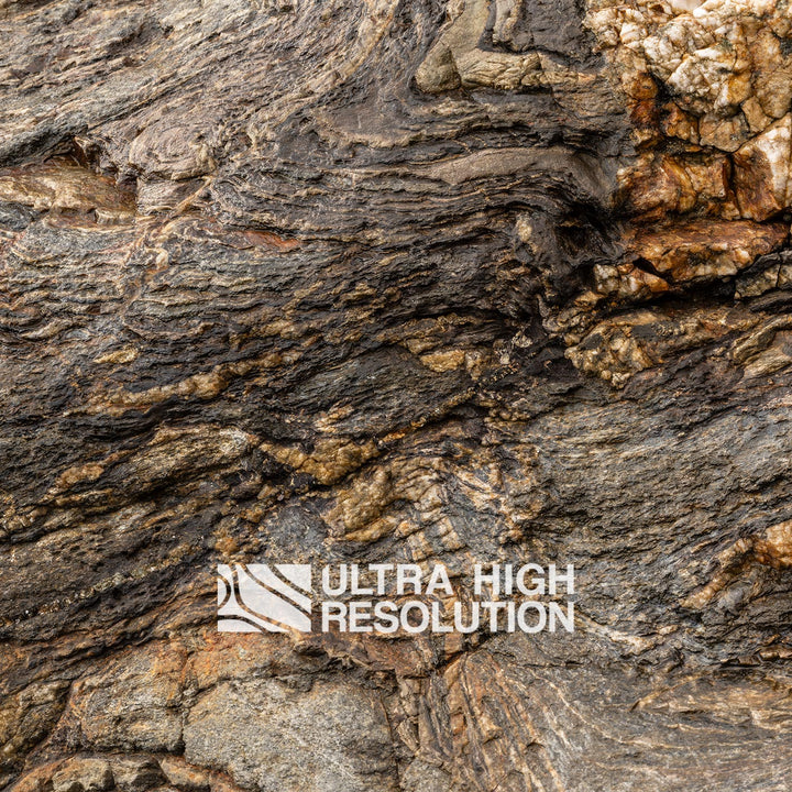 Warm Brown Layered Rock Texture (341cm x 145cm)