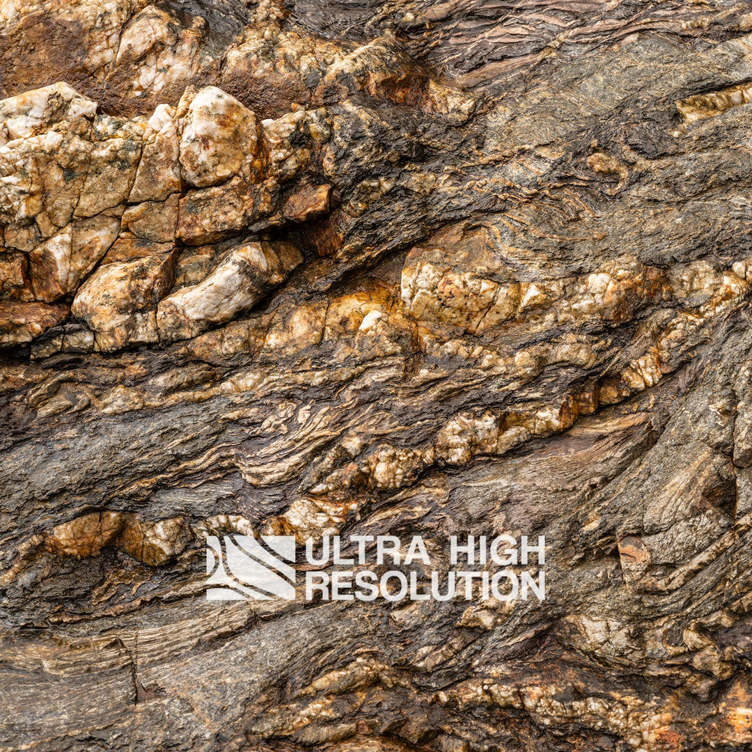 Warm Brown Layered Rock Texture (341cm x 145cm)