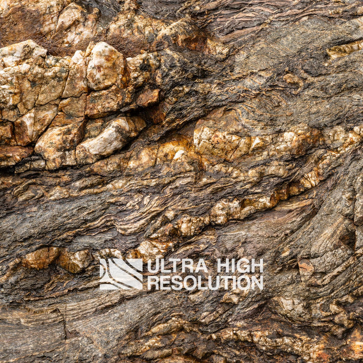 Warm Brown Layered Rock Texture (341cm x 145cm)