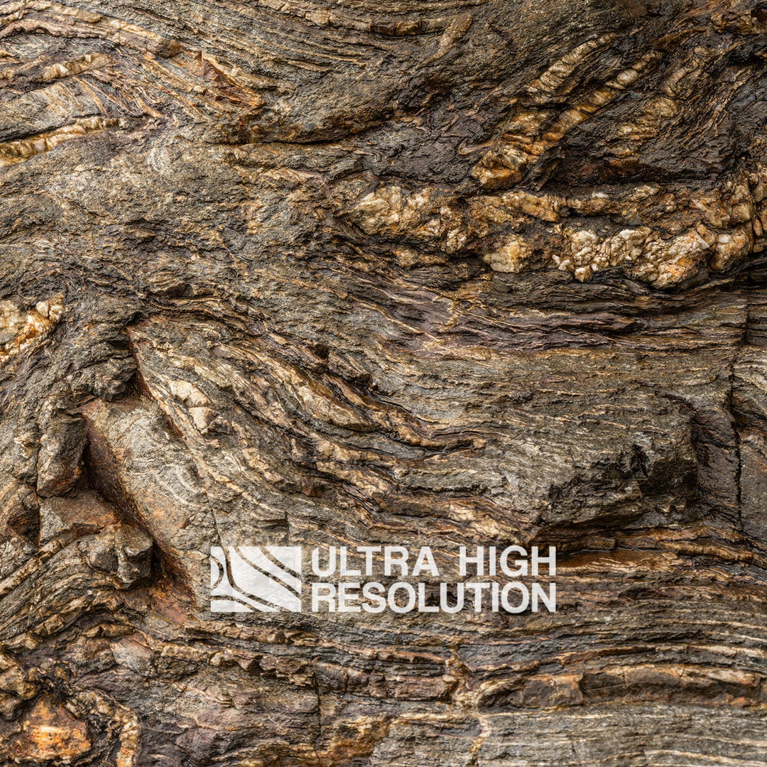 Warm Brown Layered Rock Texture (341cm x 145cm)