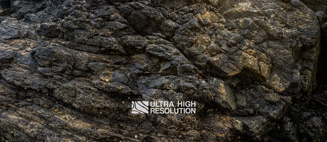 Warm Dark Basalt Rock Texture (336cm x 145cm)