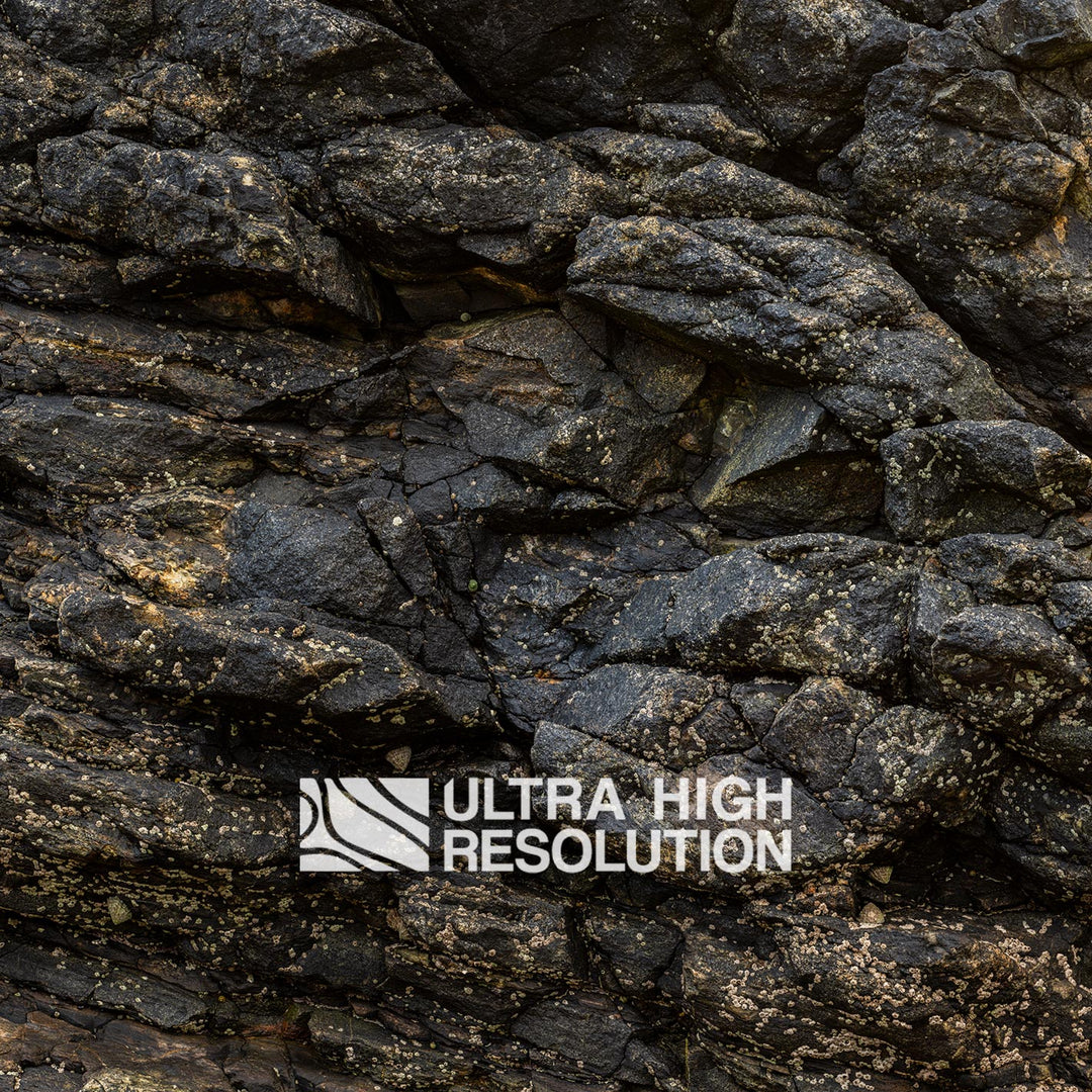 Warm Dark Basalt Rock Texture (336cm x 145cm)