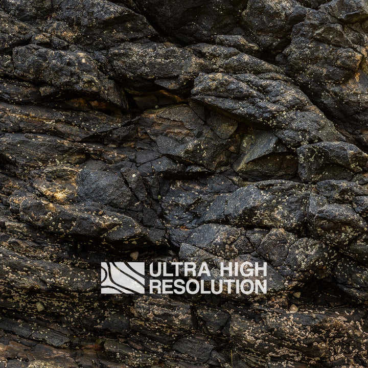 Warm Dark Basalt Rock Texture (336cm x 145cm)