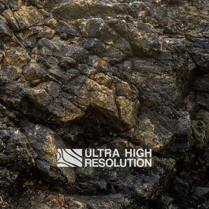 Warm Dark Basalt Rock Texture (336cm x 145cm)
